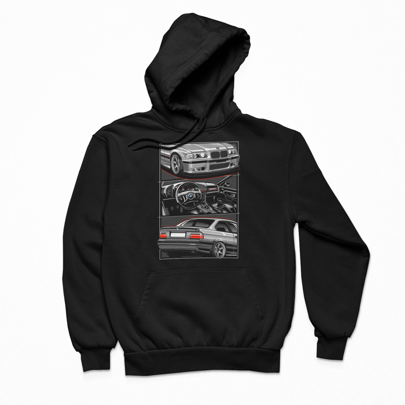 BMW E36 DETAILS - Unisex Hoodie