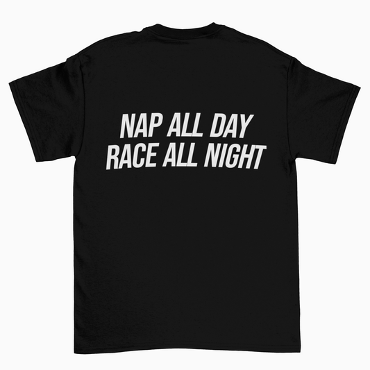 Race all night (Backprint) - Unisex Shirt