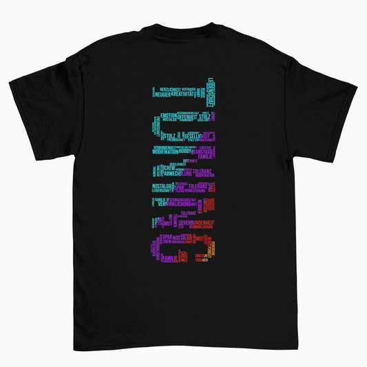 Tuning Words (Backprint) - Unisex Shirt