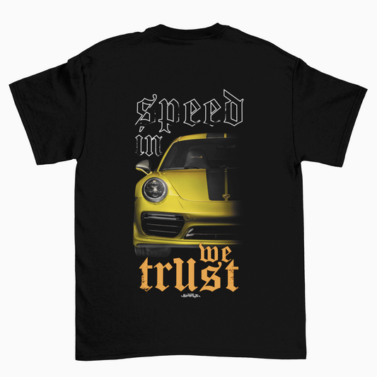 In Speed We Trust (Backprint) - Unisex Shirt