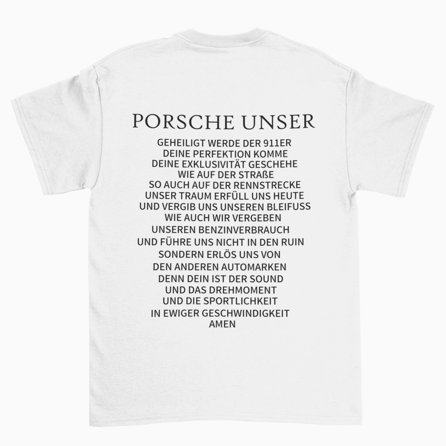 Porsche Unser (Backprint)  - Unisex Shirt