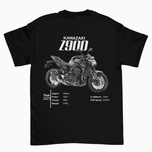 Kawazaki Z900 Daten (Backprint)  - Unisex Shirt