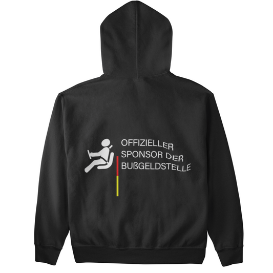 Offizieller Sponsor der Bußgeldstelle (Backprint)  - Unisex Hoodie