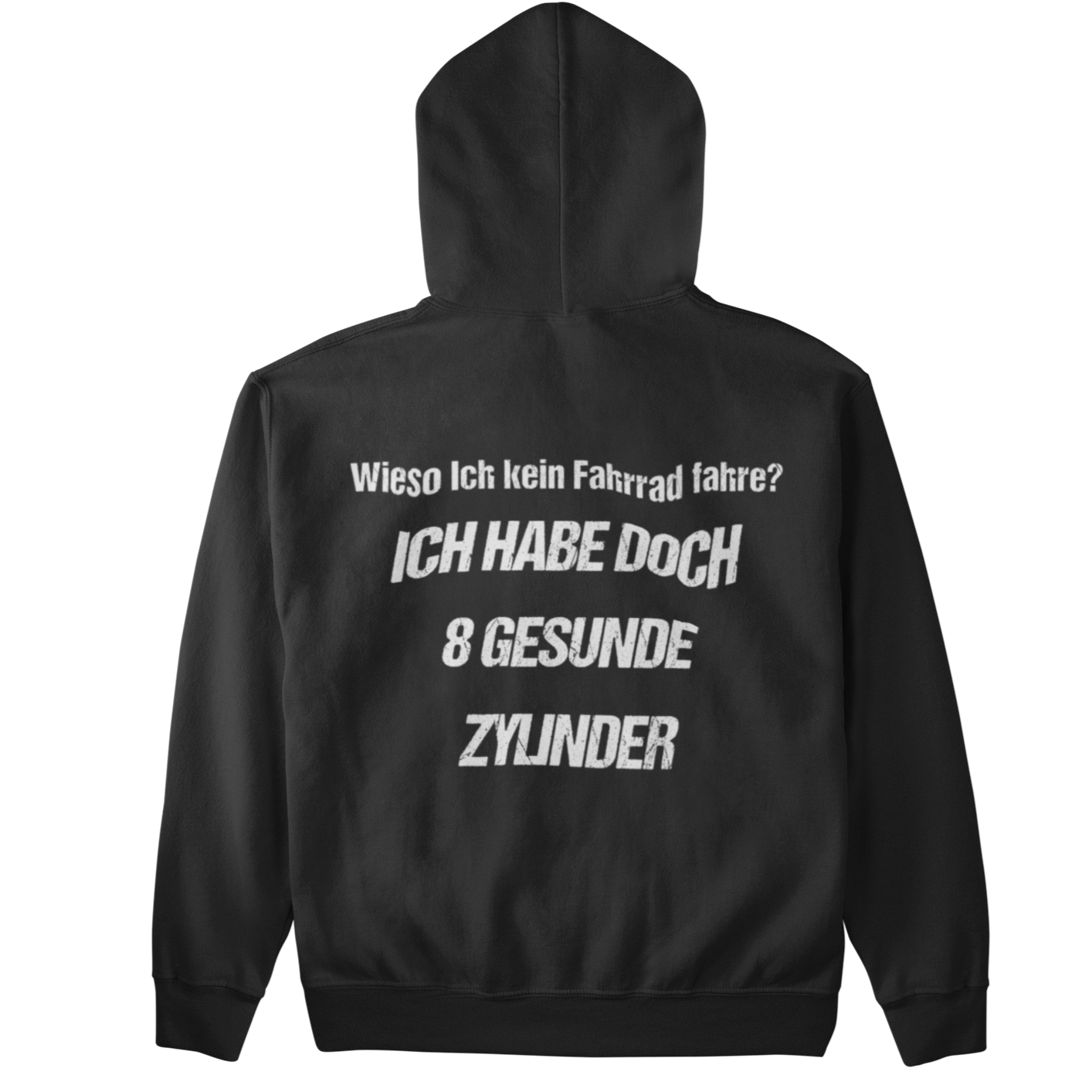 8 gesunde Zylinder (Backprint) - Unisex Hoodie