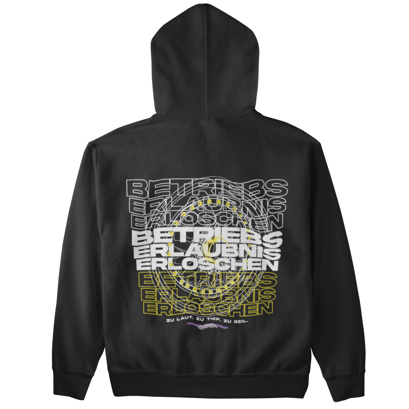 Betriebserlaubnis (Backprint) - Unisex Hoodie