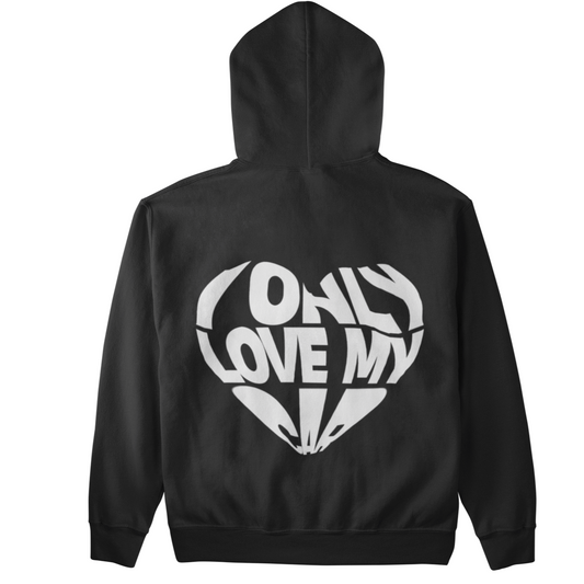 I only love my car (Backprint) - Unisex Hoodie