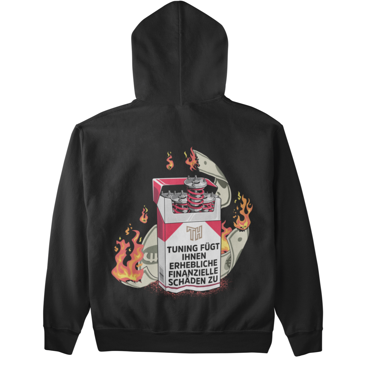 Warnhinweis (Backprint) - Unisex Hoodie